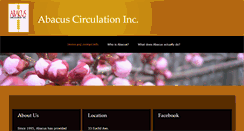 Desktop Screenshot of abacuscirculation.ca